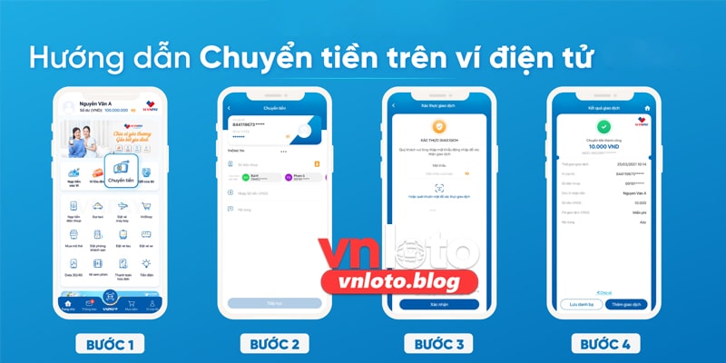 Nạp tiền Vnloto qua ví điện tử