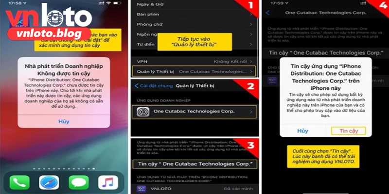 Tải App Vnloto cho iOS nhé!